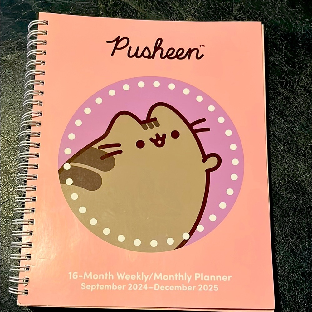 •Last One!• Pusheen 16 Month Weekly 2025 Planner With Stickers